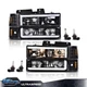 LED DRL Clear Lens Black Headlights Fit For 94-00 Chevy GMC C/K 1500 2500 3500