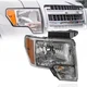 For Ford F-150 2009-2014 Headlight Assembly W/Bulbs Halogen Right Side,FO2503287