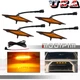 GTINTHEBOX 4 PCS Led Amber Lights for 2014-2021 Toyota 4Runner TRD Pro Grille