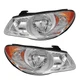 Headlights Front Lamps Pair Set for 07-10 Hyundai Elantra Left & Right