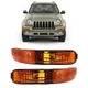 For 2003-2004 Jeep Liberty Park/Signal/Side Marker Light Pair Driver &Passenger