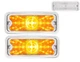 United Pacific Clear Lens LED Front Parking Light Set 1973-1980 Chevy/GMC Trucks