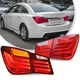 Pair LED DRL Tail Lights for Chevrolet Chevy Cruze 2010-2015 Rear Lamps Assembly