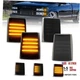  Front Corner Light Assembly Compatible with 1988-1993 Chevy C/K dynamic amber