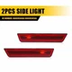 Red Rear Side RH LH Marker Light Housing 68039505AA Fit 2008-14 Dodge Challenger Red Rear Side RH LH Marker Light Housing 68039505AA Fit 2008-14 Dodge Challenger