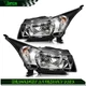 Headlights Assembly Fits Chevy Cruze 4-Door 2011-2015 Black Housing Left+Right