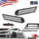 For 2010-2015 Chevy Camaro SS Style Front Reflector White LED Side Marker Lights