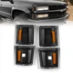 ANZO For 1994-1998 Chevrolet Blazer Corner Lights Black Housing Clear Lens W/