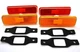 New 4-PC Front & Rear Side Marker Light Assy Set / Fits Listed Dodge & Plymouth