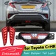 LED Rear Bumper Tail Light for Toyota C-HR CHR 2016-2021 Fog Brake Reverse Lamp