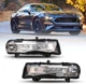 For 2018 2019 2020-2023 Ford Mustang Clear LED Fog Lights w/ DRL Squential Lamps