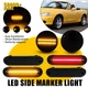 For 1990-05 Mazda Miata MX-5 LED Smoked Front & Rear Side Marker Signal Light B