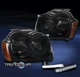 For 2005 2006 2007 Jeep Grand Cherokee Black/Smoke Headlights Lamp w/LED DRL Kit