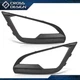 Fits 2018-2021 Ford EcoSport Front Bumper Fog Light Lamp Cover Bezel Left+Right
