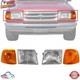 NEW FRONT HEADLIGHT AND CORNER LIGHTS LEFT & RIGHT 4PC FOR 1993-1997 FORD RANGER