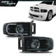 FIT FOR 02-05 DODGE RAM 1500 2500 3500 LED BLACK HOUSING AMBER CORNER HEADLIGHT