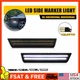 2PCS Dynamic LED Rear Side Marker Lights For Dodge Charger 11-14 Challenge 08-14