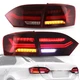VLAND RED LED Tail Lights Rear Lamps For 2011-2014 Volkswagen Jetta Mk6 LH+RH