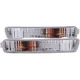 Clear Lens Euro Parking Lights for 1994-1995 Honda Accord [Chrome]