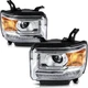 Projector Headlight Assembly W/ LEDDRL For GMC Sierra 2500 HD SLT 6.6L 2015-2019