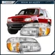 For 1995-2001 Ford Explorer 1997 Mercury Mountaineer Headlights Assembly L+R