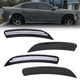 For 2015-2017 Chrysler 200 4PCS LED Front Rear Bumper Side Marker Lights Smoked