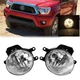 Pair Fog Lights W/ Bulbs For 2012 13 2014-2023 Toyota Tacoma 4Runner Tundra RAV4