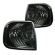 Fit Ford 1997-2003 F150 1997-2002 Expedition Smoke Tinted Corner Lamps Signal