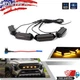 Smoked Front Grille Amber LED Lights For 2024-2025 Toyota Tacoma w/TRD Pro Grill