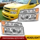 Chrome Headlights + Bumper Lamps For 2004-2012 Chevy Colorado GMC Canyon Lamps Chrome Headlights + Bumper Lamps For 2004-2012 Chevy Colorado GMC Canyon Lamps