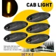 10PCS Smoke Amber LED Cab Roof Clearance Light For Freightliner Cascadia 2018-on