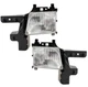 Headlights Front Lamps Pair Set for 98-03 Dodge Van Left & Right