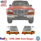 Head Lamps + Corner Parking Lamps Set LH & RH Side For 1998-2000 Ford Ranger