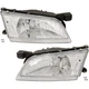 Headlight Driver and Passenger Side Fits 1998-1999 Nissan Altima