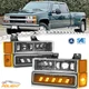 LED Headlight Bumper Lamp Side Marker For Chevy C1500 C2500 K1500 K2500 1994-99