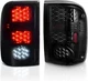 Smoke Tail Lights For 1993 1994 1995 1996 1997 Ford Ranger Brake Lamp Left+Right