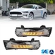 Front Fog Lights For Ford Mustang 2018 2019 2020 21 22 23 Sequential Signal Lamp