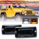 Clear Dynamic LED Turn Signal Lights Corner DRL 2X For 97-06 Jeep Wrangler TJ