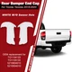 Rear Bumper End Cap White Pair Without Sensor Hole For Toyota Tacoma 2016-2023