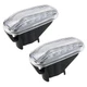Clear LED Fender Side Marker Light Fit For Honda CR-V Fit Jazz Accord Acura NSX