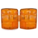 Pair Orange Corner Light Lamp Amber For Hino FL18 FM227 FM FF GD 1985 - 1991