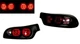 Mazda RX-7 FD3S 92-02 Black LED Tail Lamp Garnish Set Sequential JDM Type 1-6