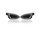 Fog Light Assembly for 15-18 Ford Edge Pair, Set FT4Z13200G, FT4Z13200H CAPA