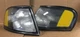 Amber Side Corner Lights Black Housing Lamps For 1995-1999 Nissan Sentra / 200SX