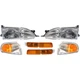 Front Turn Signal Light Kit Halogen For 1995-1996 Toyota Camry
