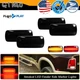For 10-18 Dodge Ram 2500 3500 Dually Bed LED Fender Side Marker Light Smoked 4PC