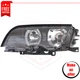 New Headlight 63126902753 halogen left side for 1999-2000 328i Base