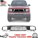 Front Grille Chrome Shell with Primed Insert For 1995-1997 Toyota Tacoma 4WD