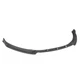 Fits 2017-2018 Hyundai Elantra Unpainted Black 3Pc Front Bumper Lip Body Spoiler
