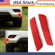 Red Lens LED Rear Bumper Reflector Tail Brake Lights For 2009-12 Infiniti FX35 X
